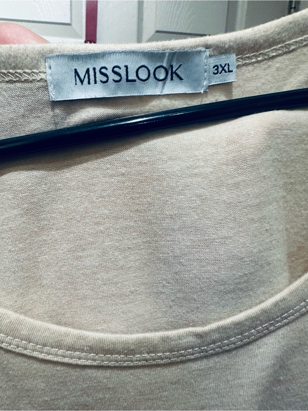 MISSLOOK Men's Beige Pants - Neutral Casual Trousers